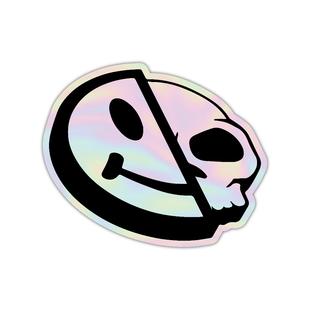 

Z403 sticker two face aesthetic, stiker hologram satuan