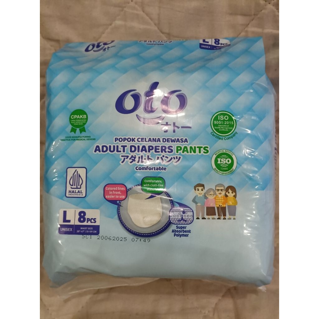 Oto Celana Popok Dewasa L 8