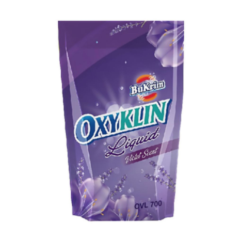 BuKrim Oxyklin Deterjen Cair Violet Isi Ulang 700 ml