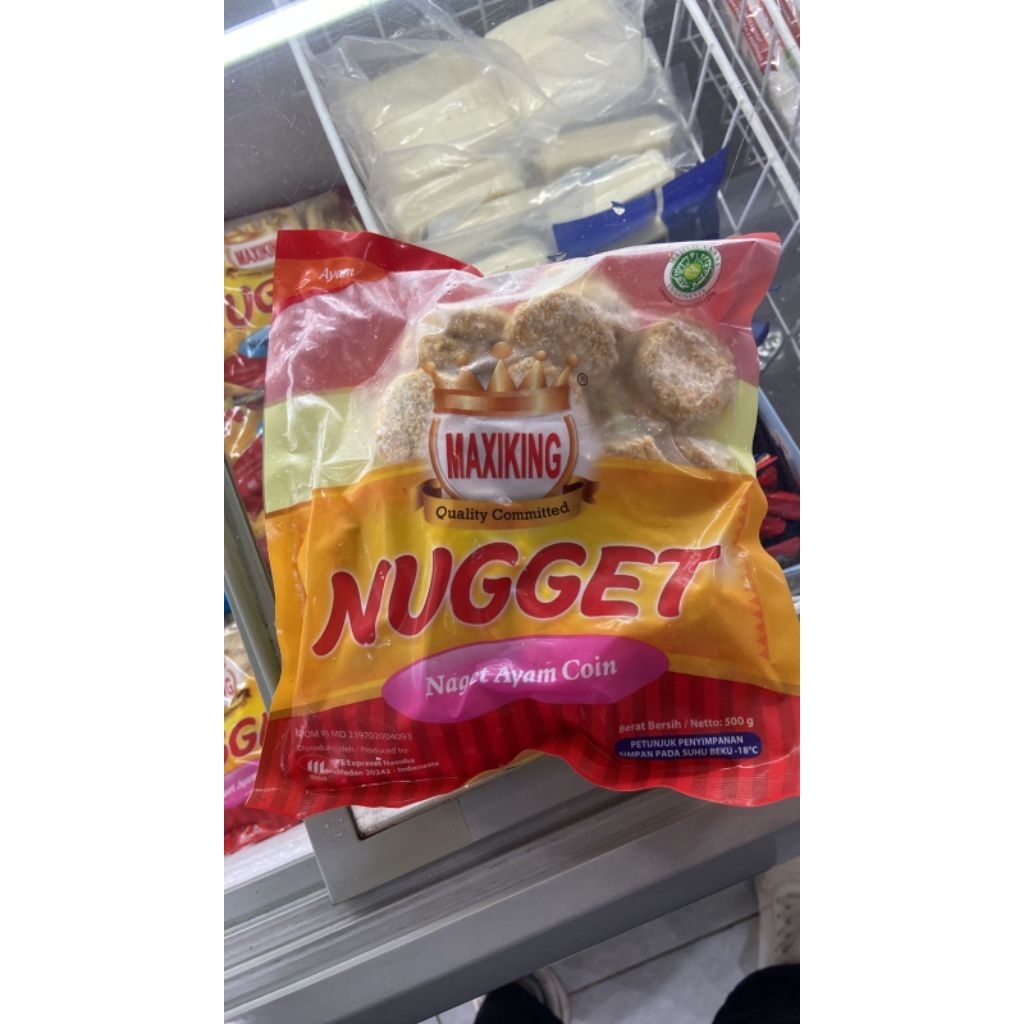 

Nugget Ayam Maxiking 500gr Coin,Stik dan Abstrak