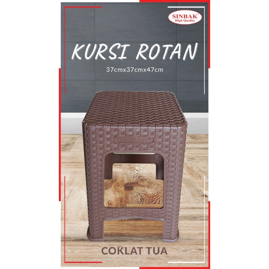 KURSI SINBAK MOTIF ROTAN WARNA