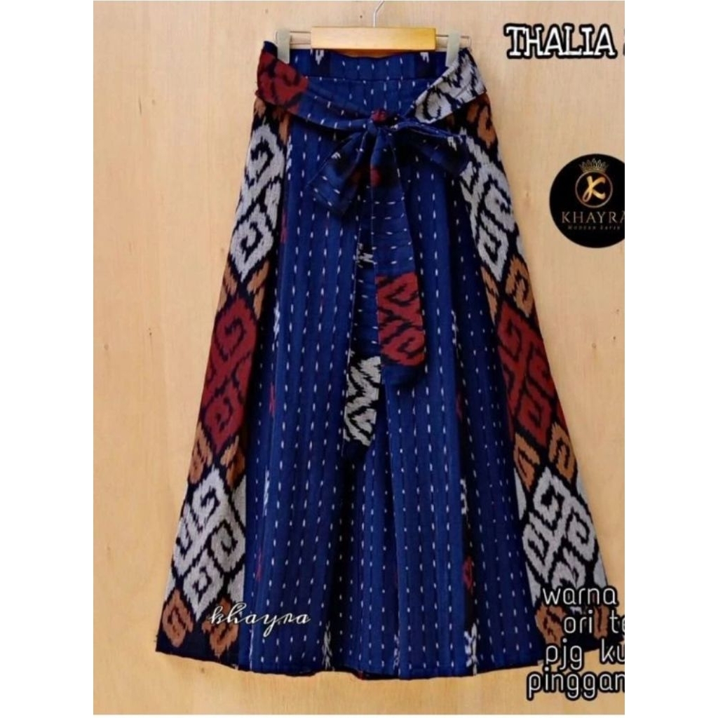 ROK WIRU LIPAT PANJANG, ROK TENUN WANITA CANTIK MOTIF ETNIK