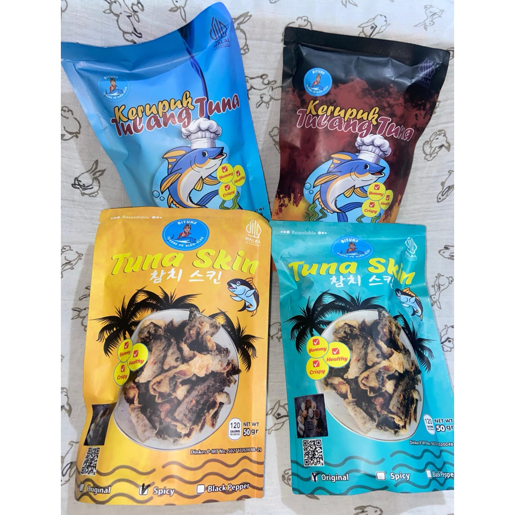 

Snack tulang ikan & tuna skin