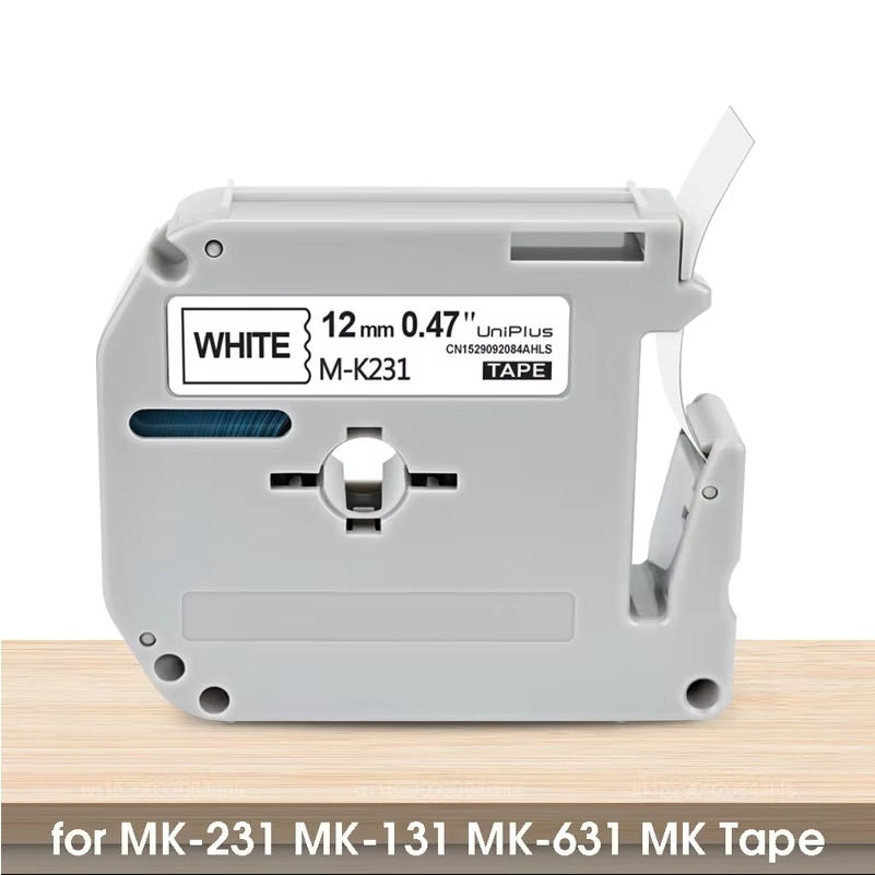 

9mm 12mm MK231 Compatible Brother MK Tape MK 231 MK131 MK631 for Brother P-Touch Label Printer PT-80 PT-70 PT-M95 Label