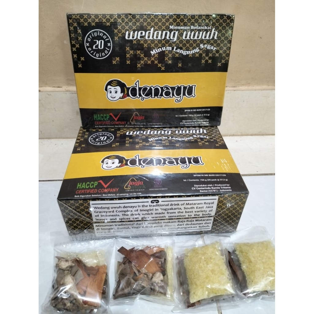 

wedang uwuh original BPOM halal isi 20 pcs