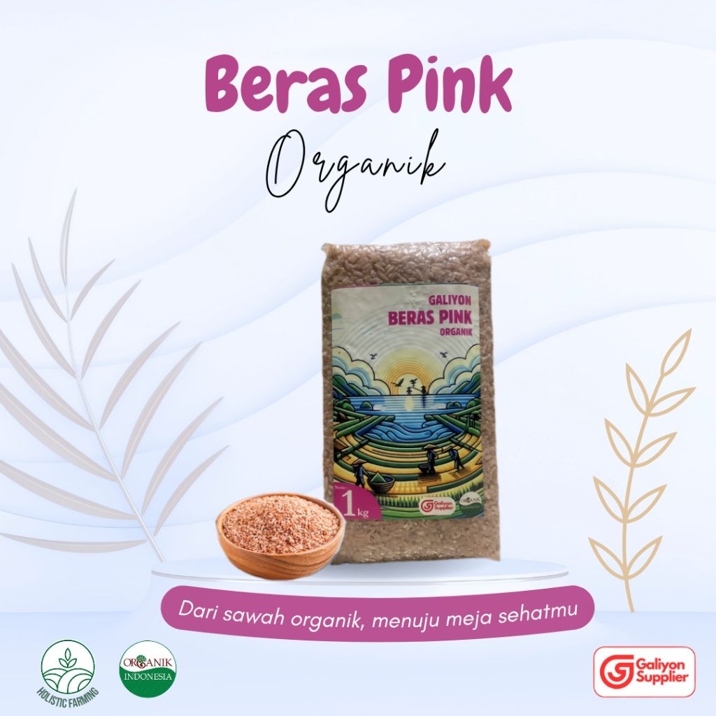

Beras Pink Organik - Galiyon