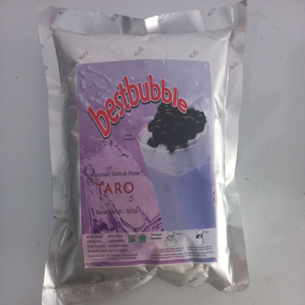 

Bestbubble serbuk rasa taro 500g
