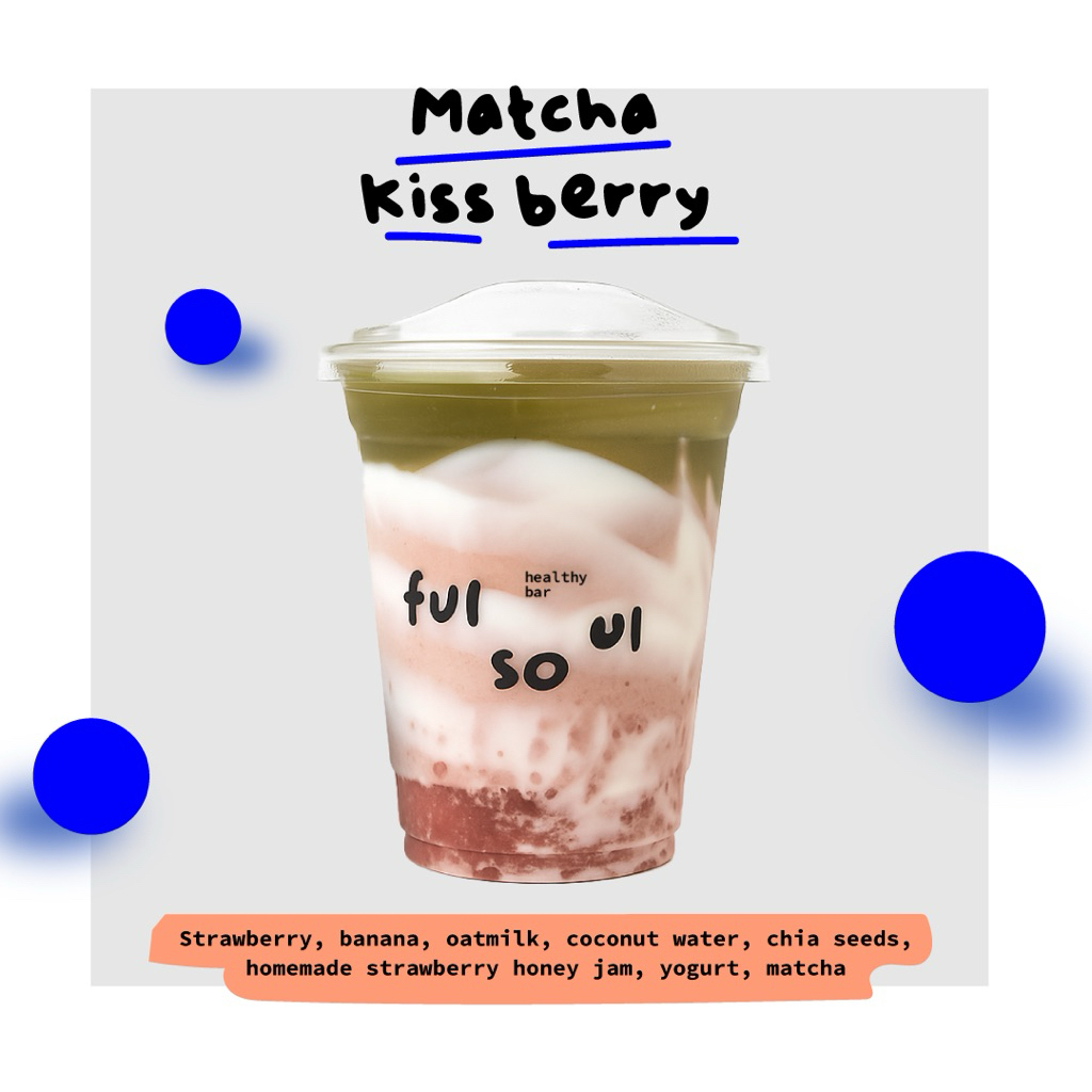 

Smoothie Matcha Kiss Berry