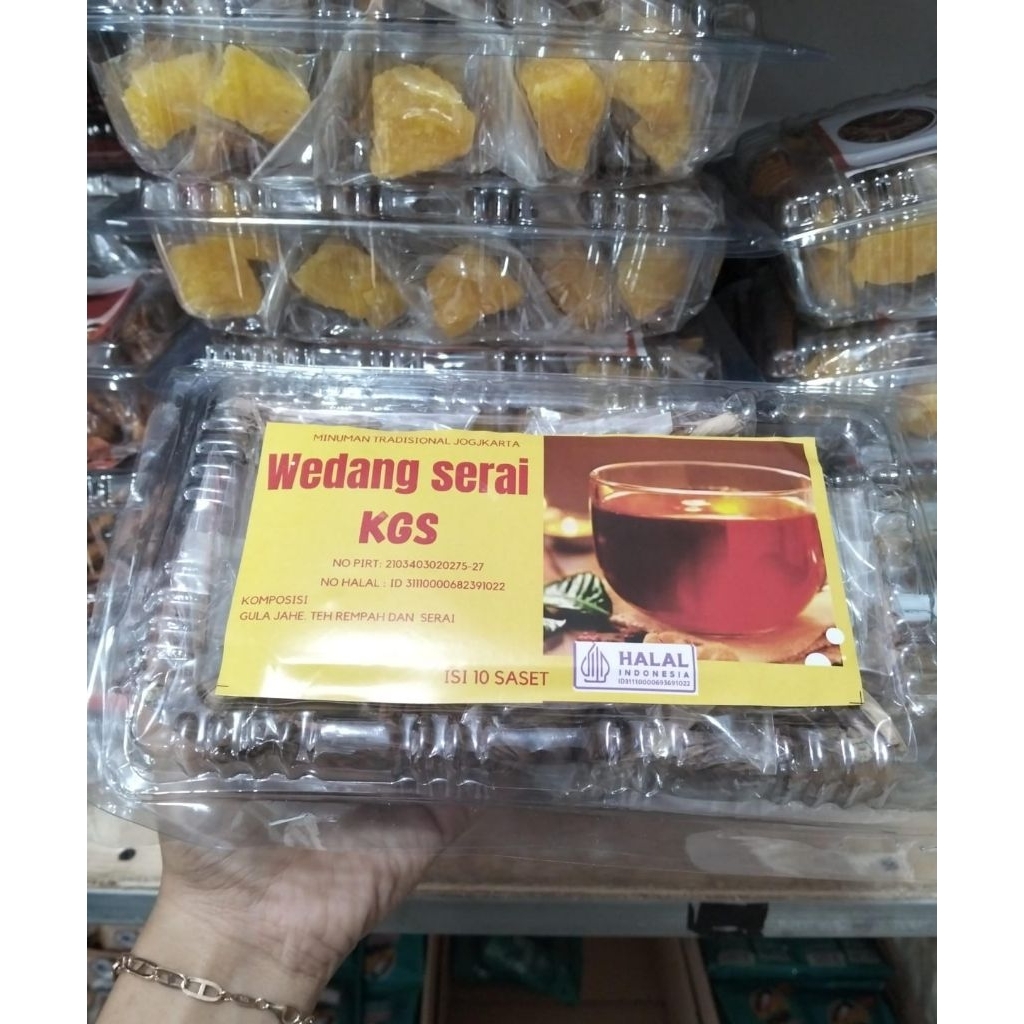 

Wedang Serai Minuman Hangat Herbal isi 10 pcs