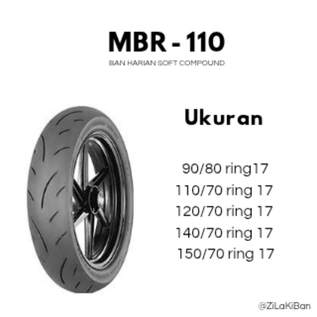 Ban Motor IRC MBR 110 RING 17