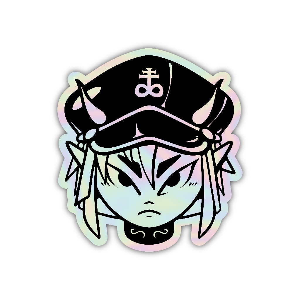 

Z453 sticker karakter y2k aesthetic, stiker hologram satuan