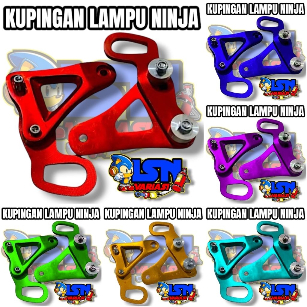 breket bracket lampu ninja ss ninja r kupingan lampu ninja ss ninja r cnc