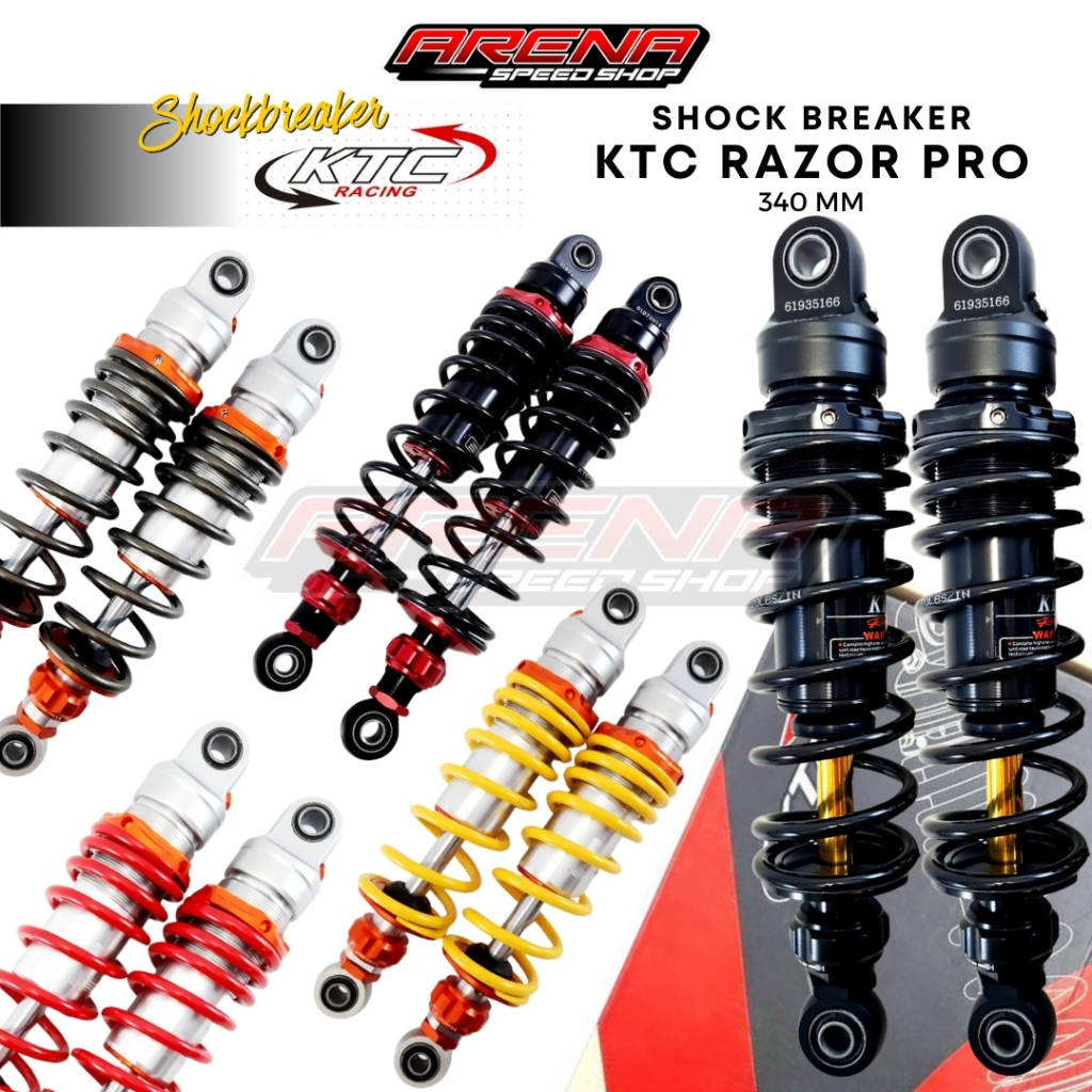 KTC Razor PRO Shockbreaker 340mm - Shock Breaker KPH Rebound Click Shogun Smash Supra 340 mm