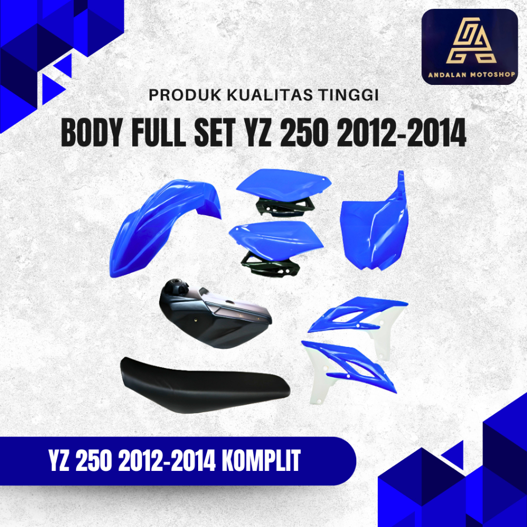 Body Full Set YZ 250 2012-2014 Komplit By MILAN CROSS