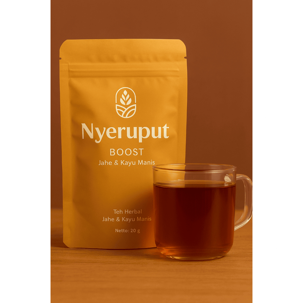 

Nyeruput Boost – Teh Herbal Jahe & Kayu Manis (Energy Series)