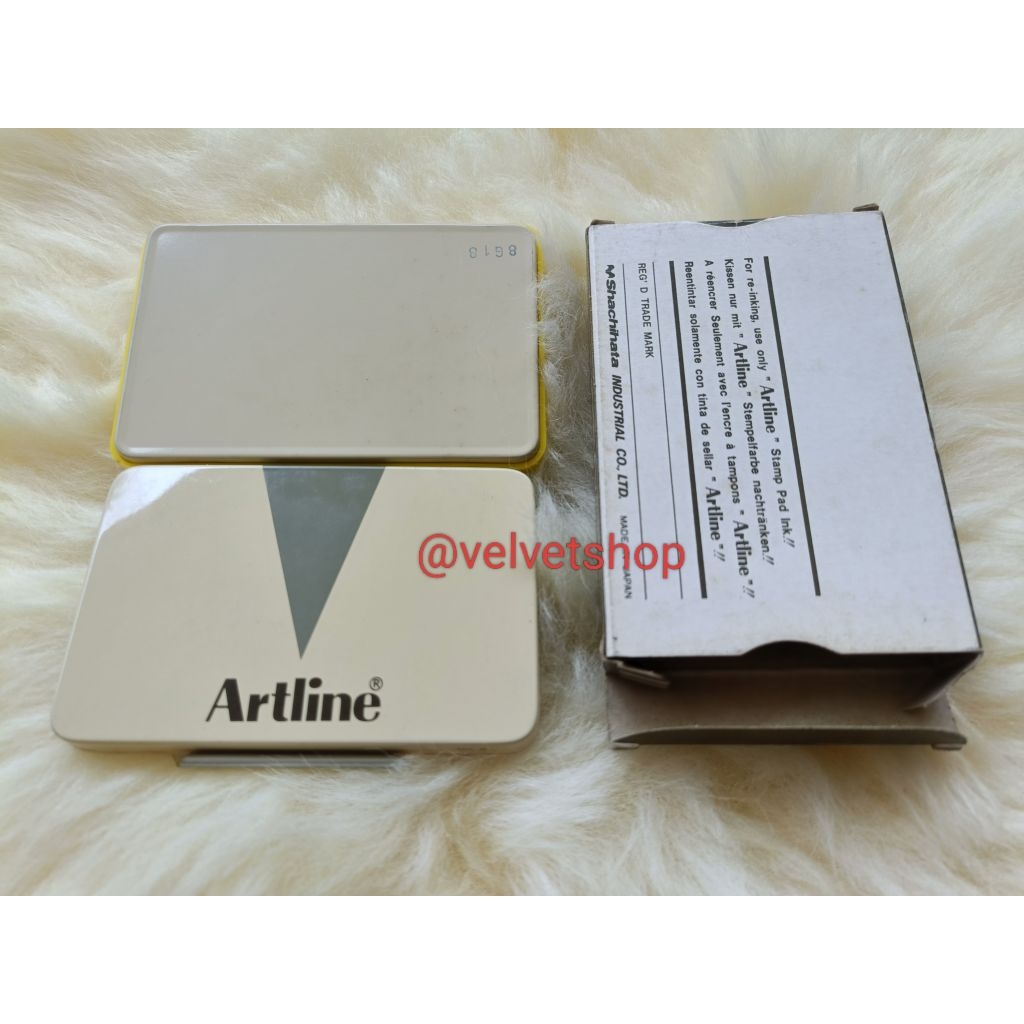 

Bantalan Stampel ARTLINE no. 00 Kecil Stamp pad Polos Bak Stempel tanpa tinta