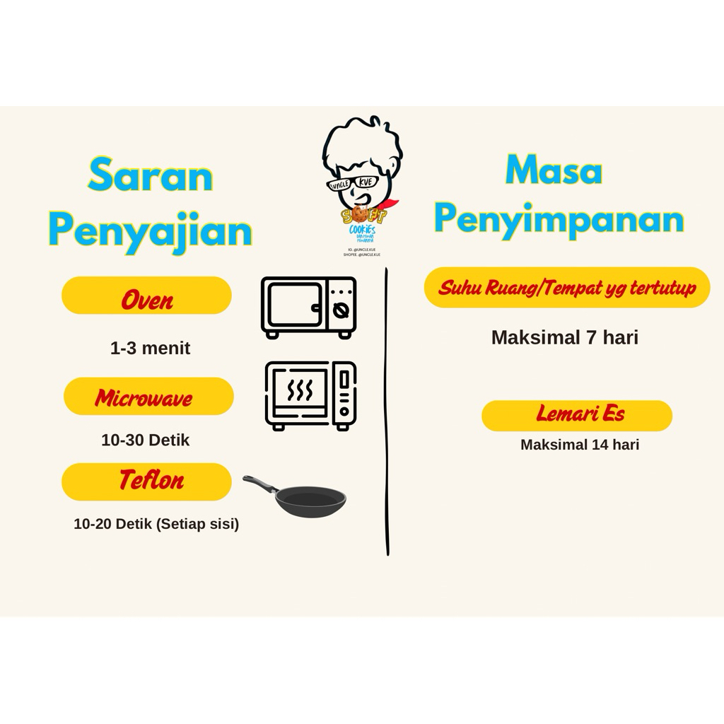 

SOFT COOKIES BY UNCLE.KUE (BERAT 50GR)
