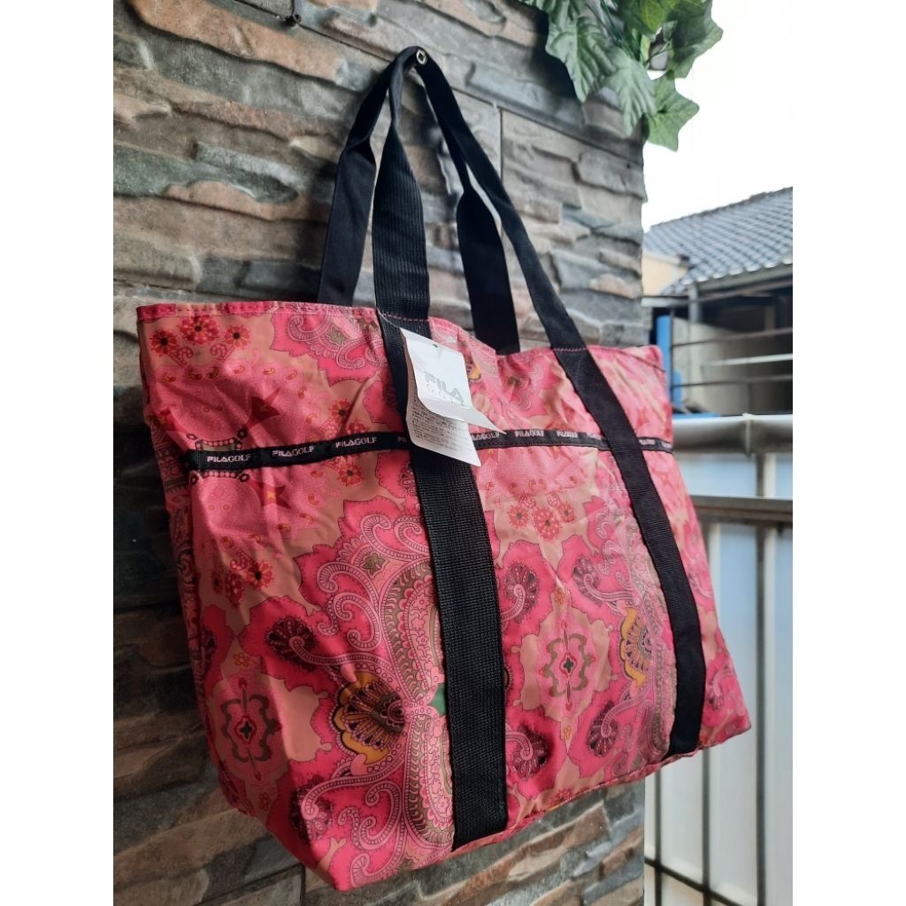 FILA GOLF Totebag Merah - TAS PRELOVED