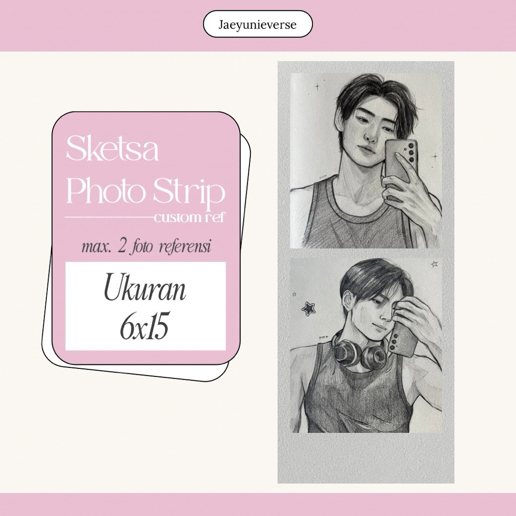 

Art Commissions (Photo Strip) 6x15