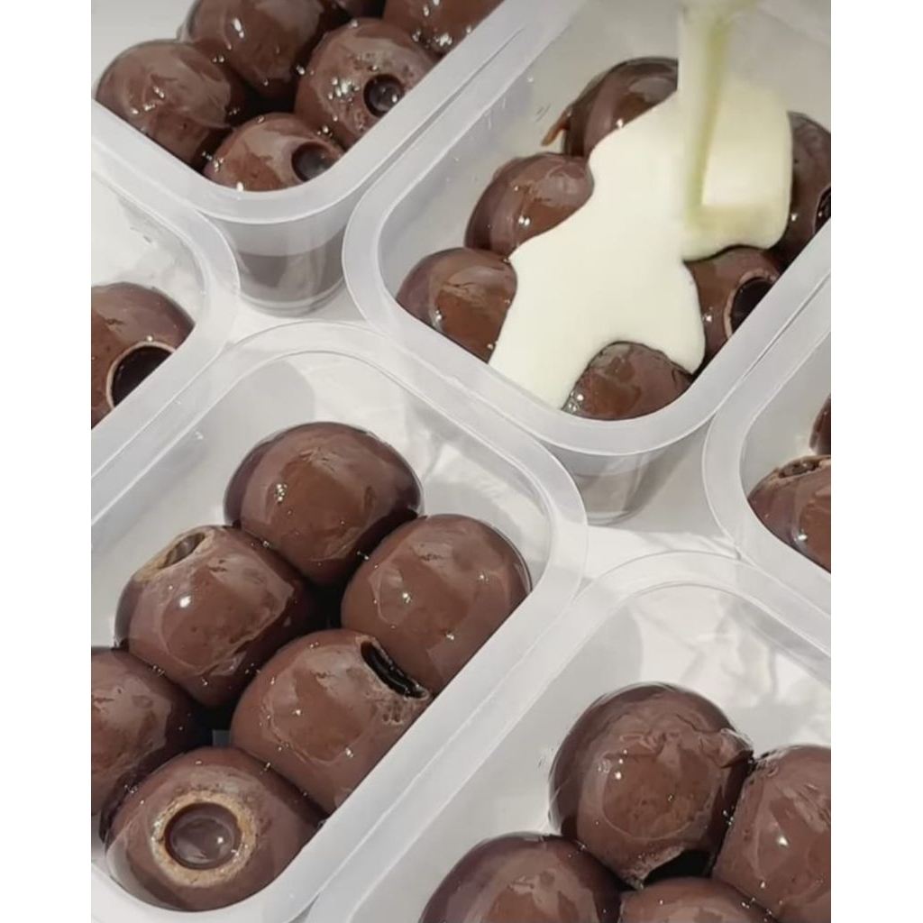 

bola bola puding cream keju