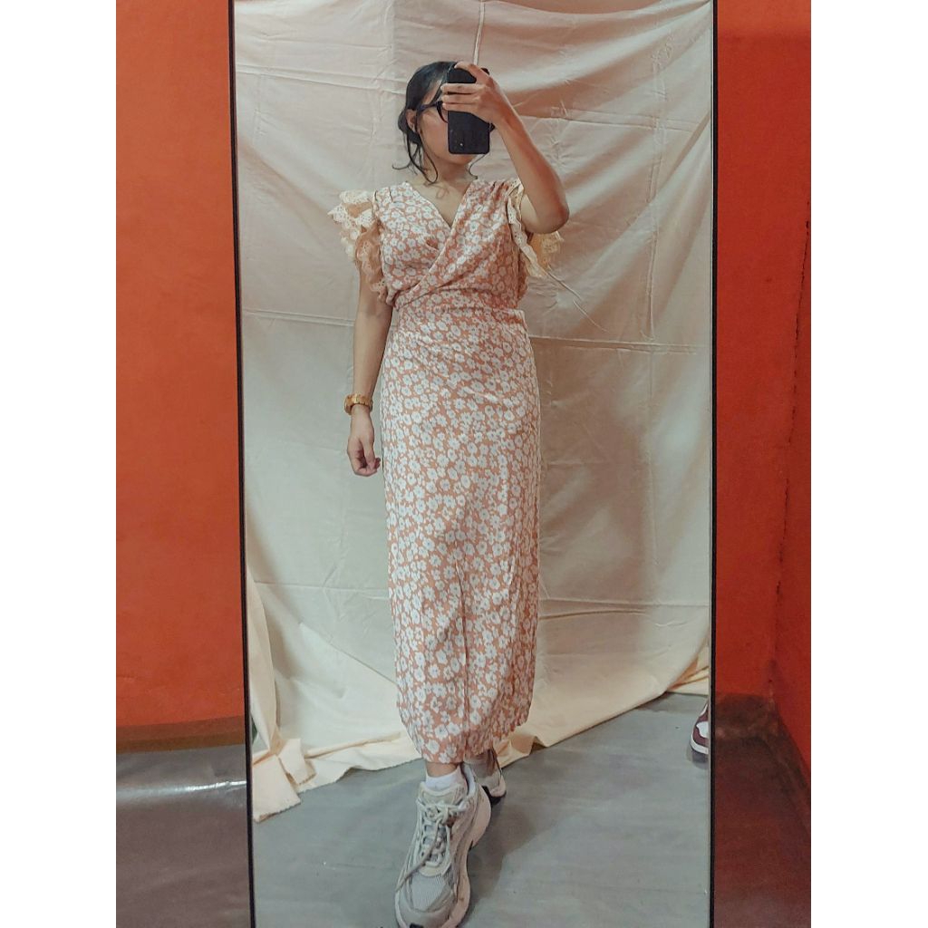 dress kondangan/dress pesta/preloved kimono dress