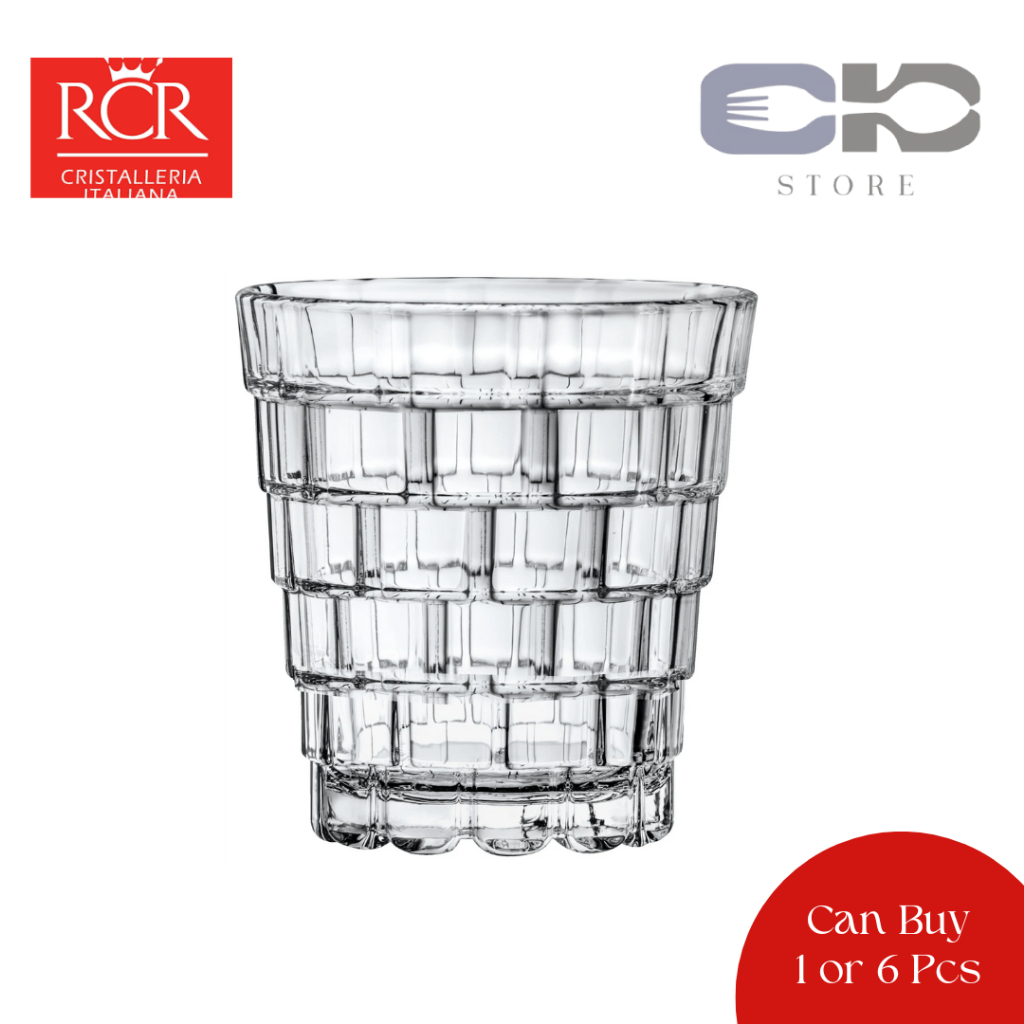 Gelas Whisky - Whisky Glasses - RCR Stack Tumbler 32cl Whisky Glasses