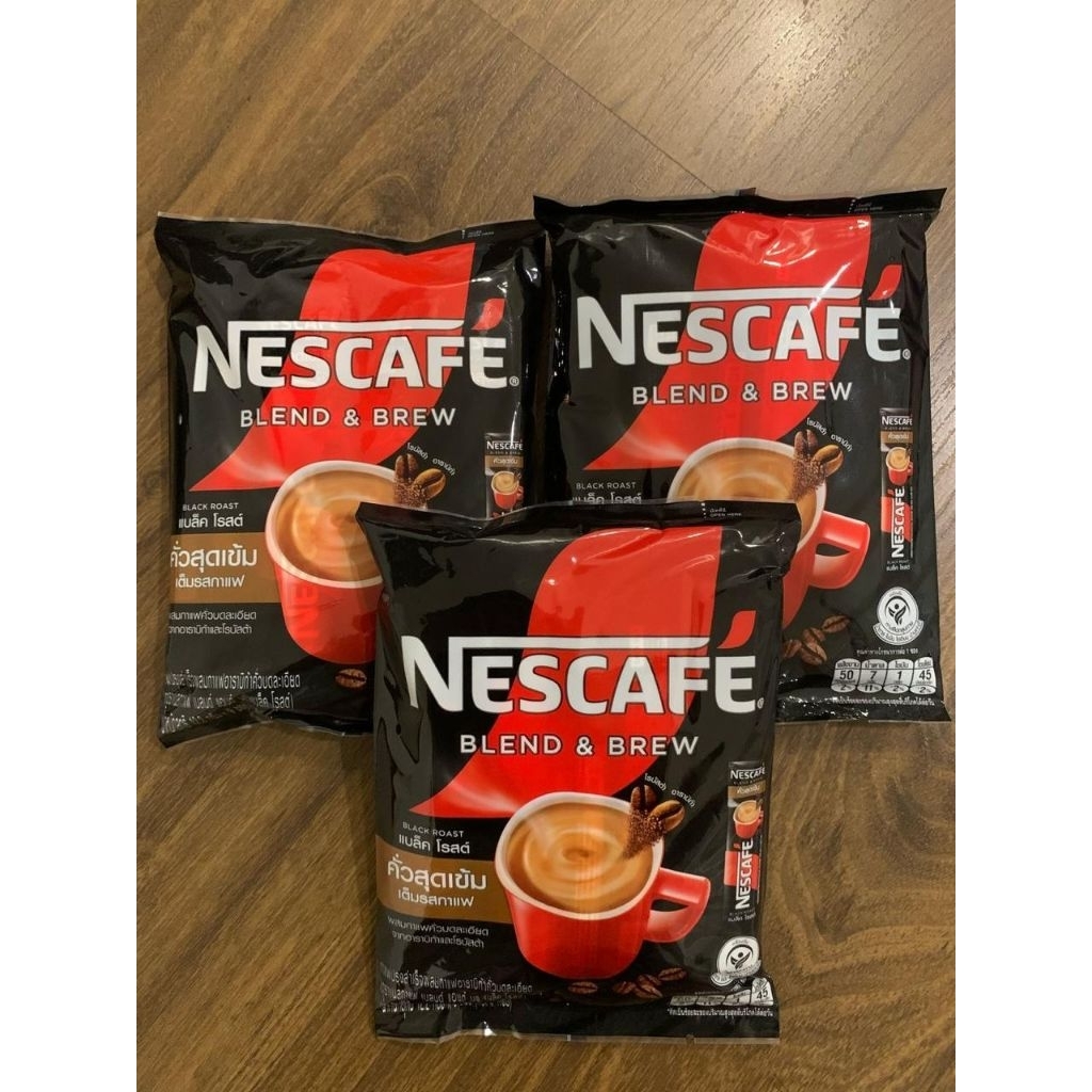 

Nescafe blend & brew black roast 3 in 1