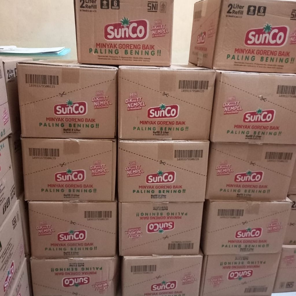 (READY) PROMO 1DUS SUNCO 2 LITER 1 DUS 6 PCS, minyak goreng sunco