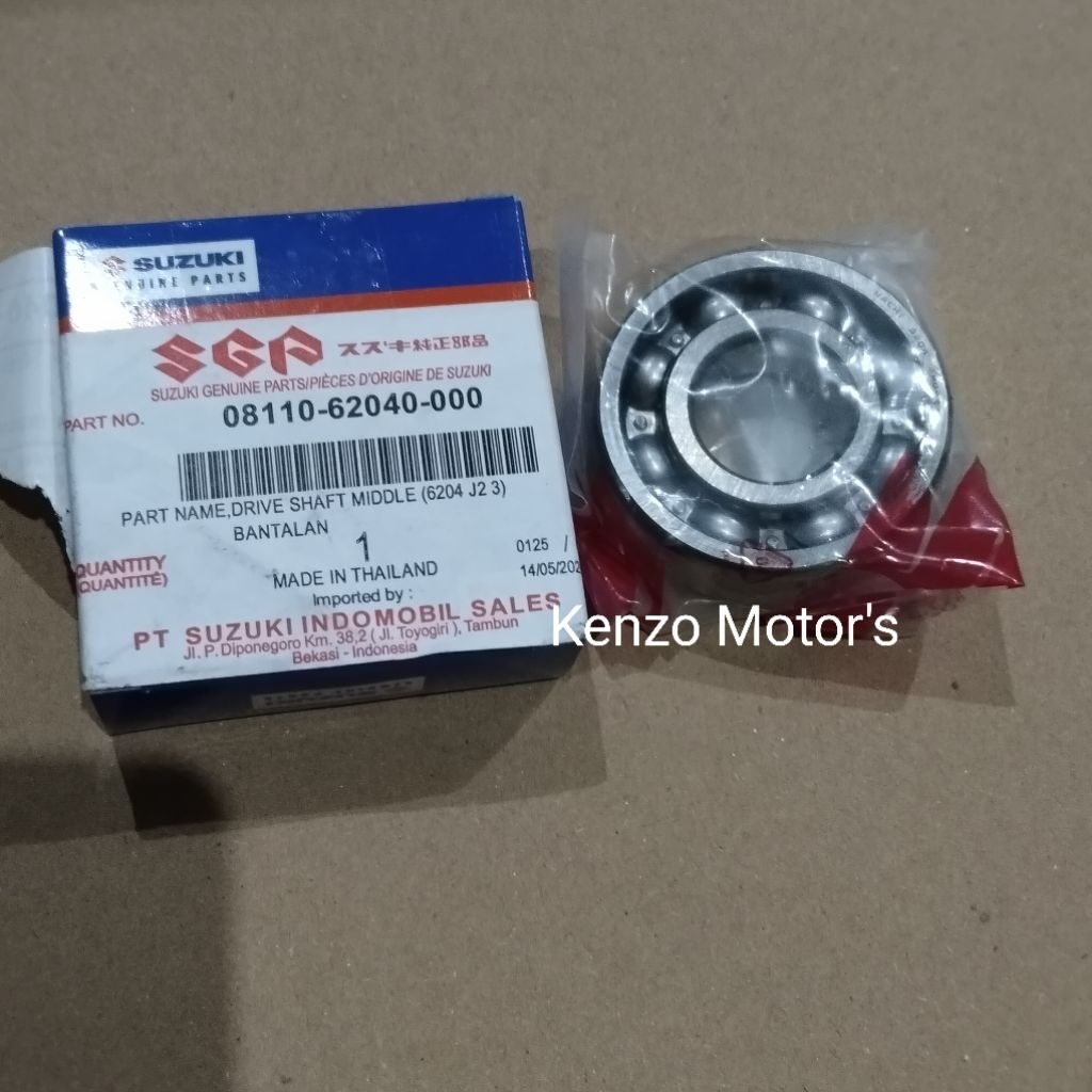 [08110-62040-000] Klaher Gir Rasio BEARING DRIVE SHAFT MIDDLE (6204 J2 3) - SPIN