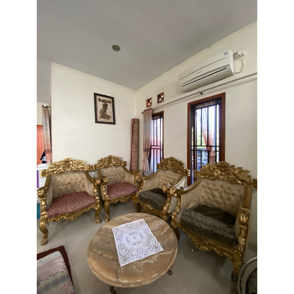 Set Kursi Garuda Kayu Jati & Meja Marmer