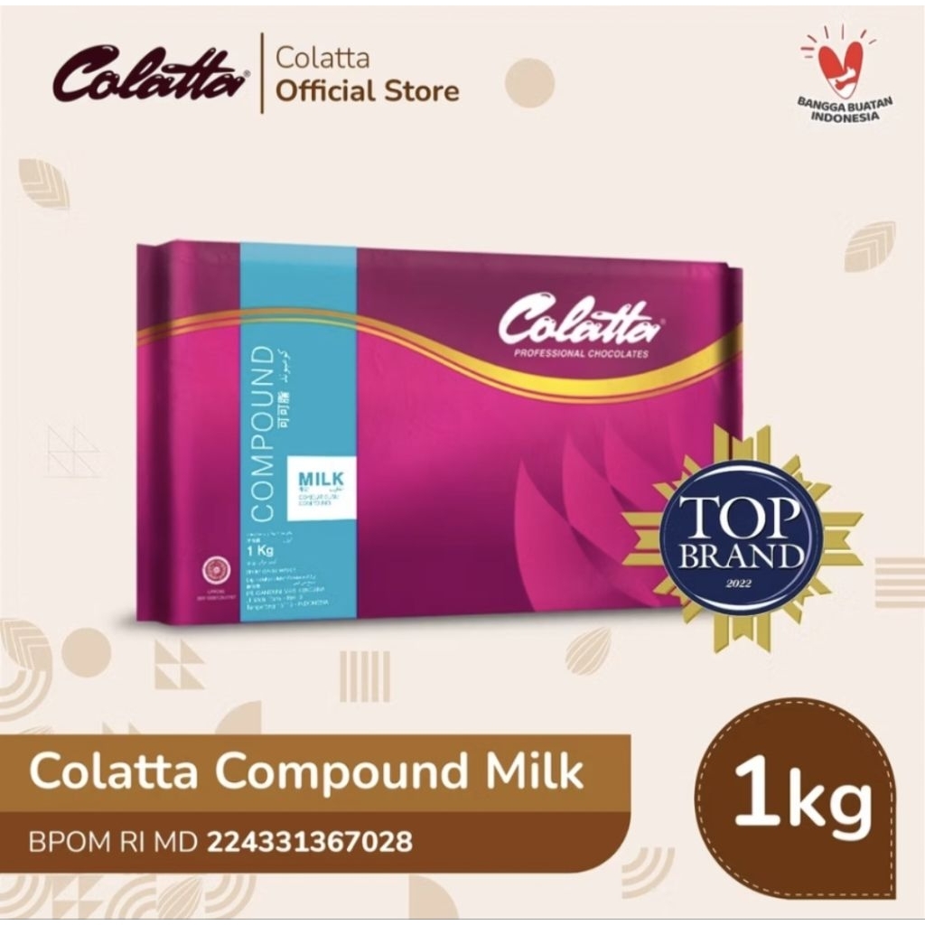

Colatta Compound Chocolate Milk -Coklat Susu Batang 200 gr