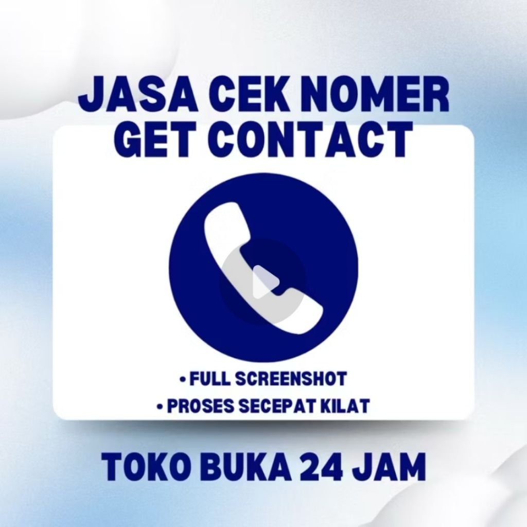 Jasa Cek Nomor Getcontact [Baca deskripsi]
