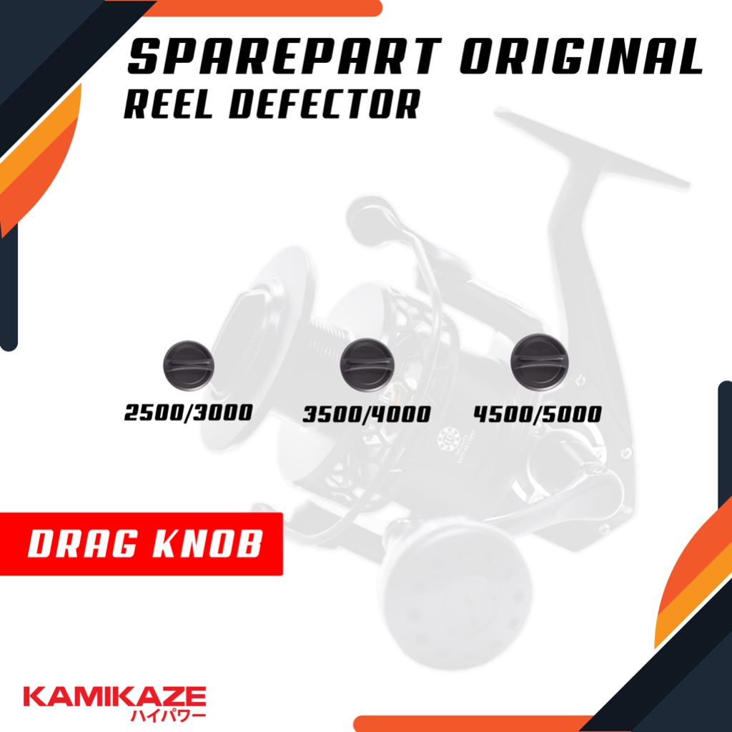 Kamikaze Drag Knob Assy Defector Part Original - Sparepart Drag knob Spool Reel Team kamikaze