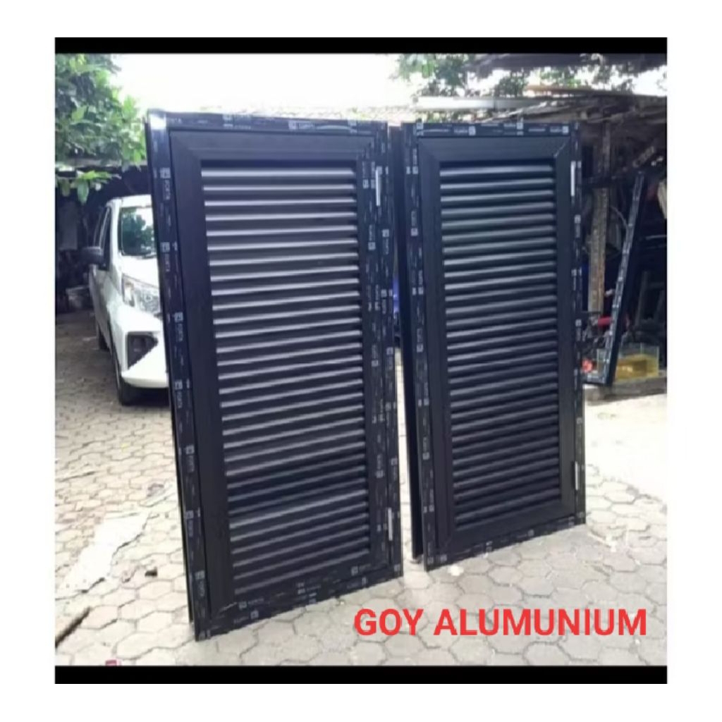 PINTU JALUSI ALUMINIUM + KUSEN