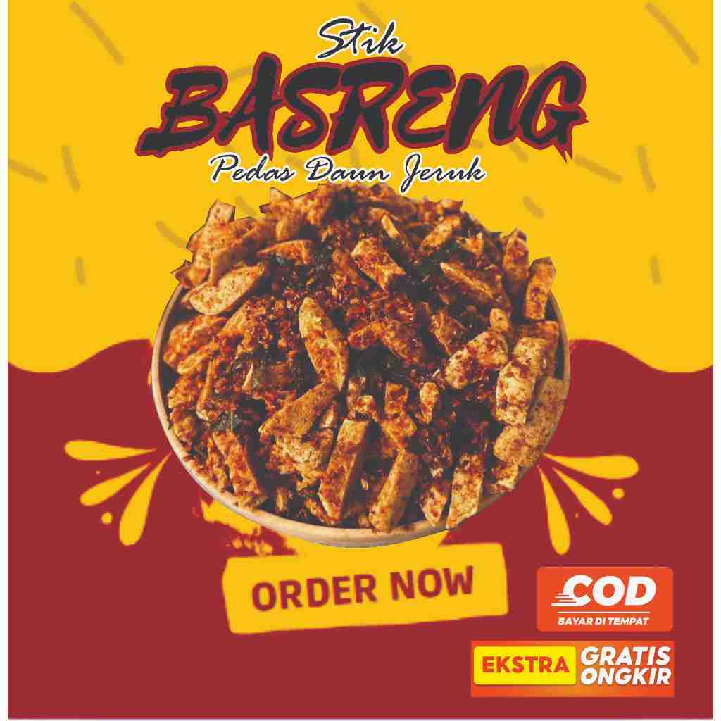 

BASRENG PEDAS daun Jeruk 1KG renyah nikmat