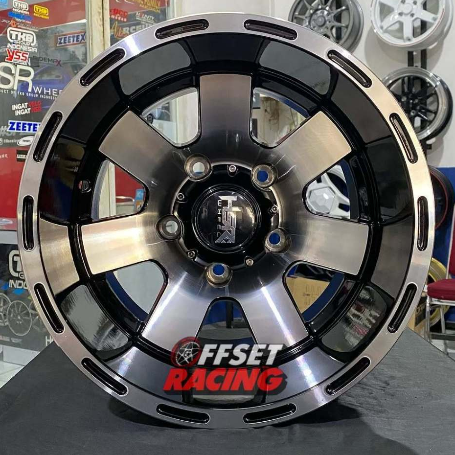 Velg HSR R15 Mobil Jimny Feroza Taft Velg Mobil HSR TWIIST Ring 15 Lebar 10 PCD 5X139,7