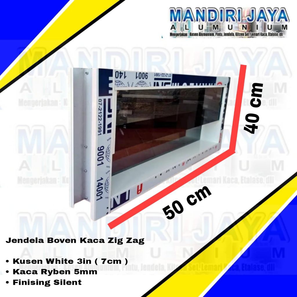 Boven Aluminium minimalis Boven Ventilasi dan Pencahayaan Rumah