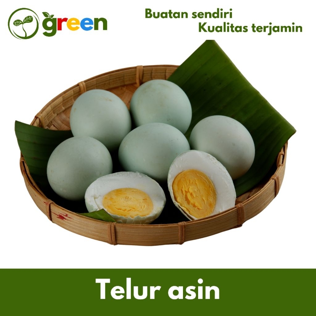 

Telur asin home made