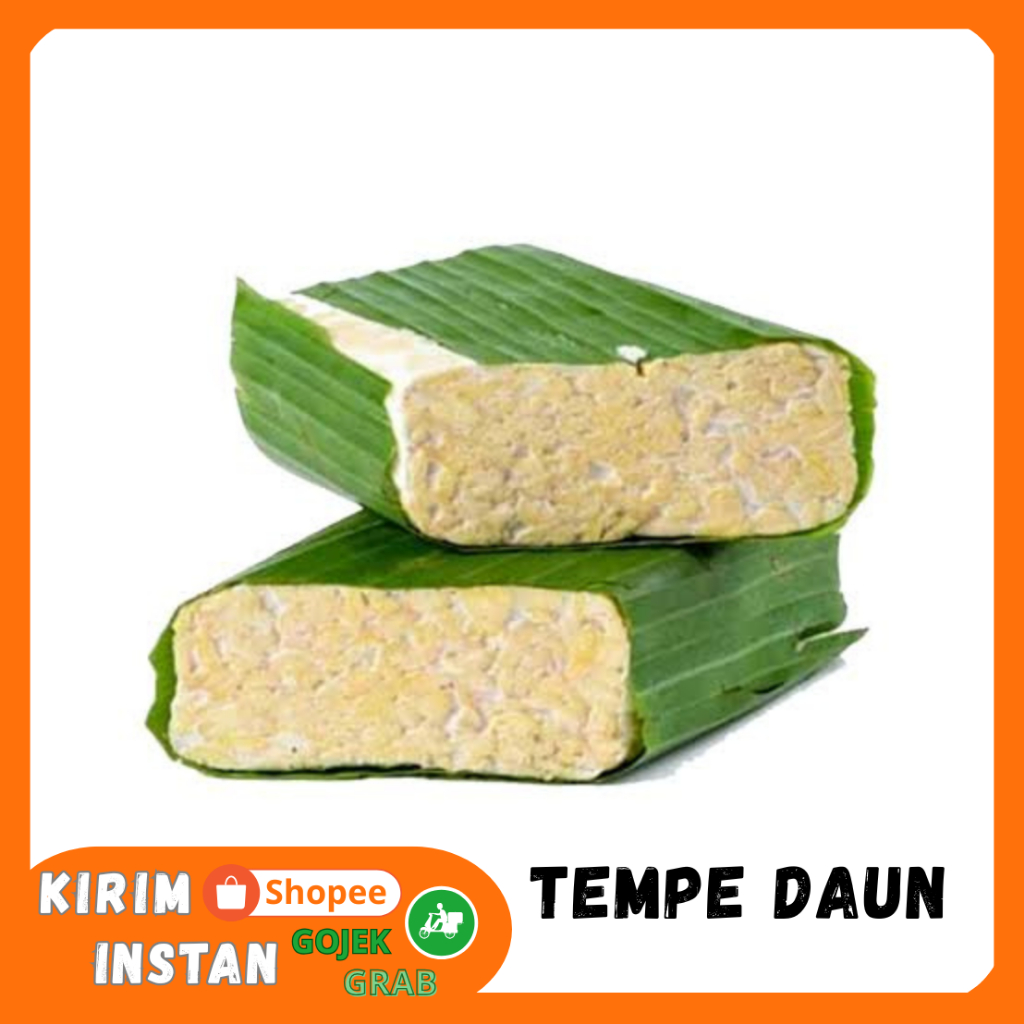 

Tempe bungkus daun per 1 papan | pasar online makassar