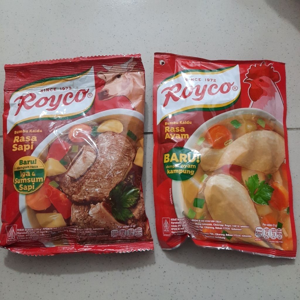

EXP MEI2026 Royco Ayam Sapi 220gr Bumbu Penyedap Rasa Makanan Kaldu