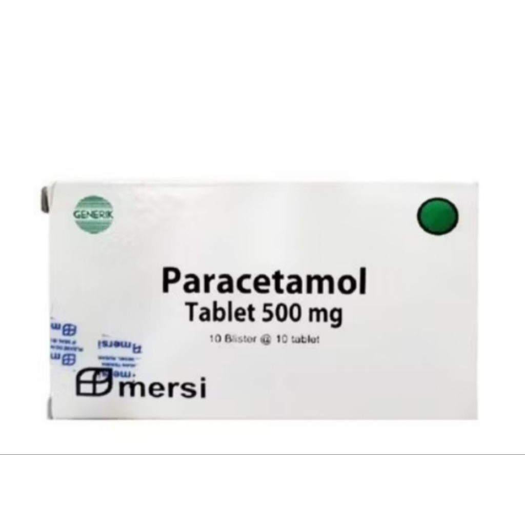 Paracetamol mersi box vitamin 100 tablet