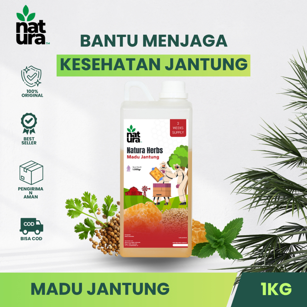 

Natura Origins Madu Jantung 1kg Natura Herbs Madu Ketumbar Resep Jantung Sehat JSR Madu Ketumbar