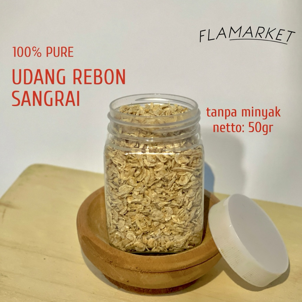 

Tanpa MSG | UDANG REBON SANGRAI 50gram