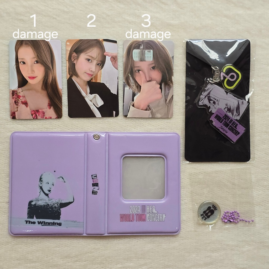 IU Hereh Her in Jakarta 2024 Merchandise Benefit Collect Book Kolbuk Photocard Keychain Sharing