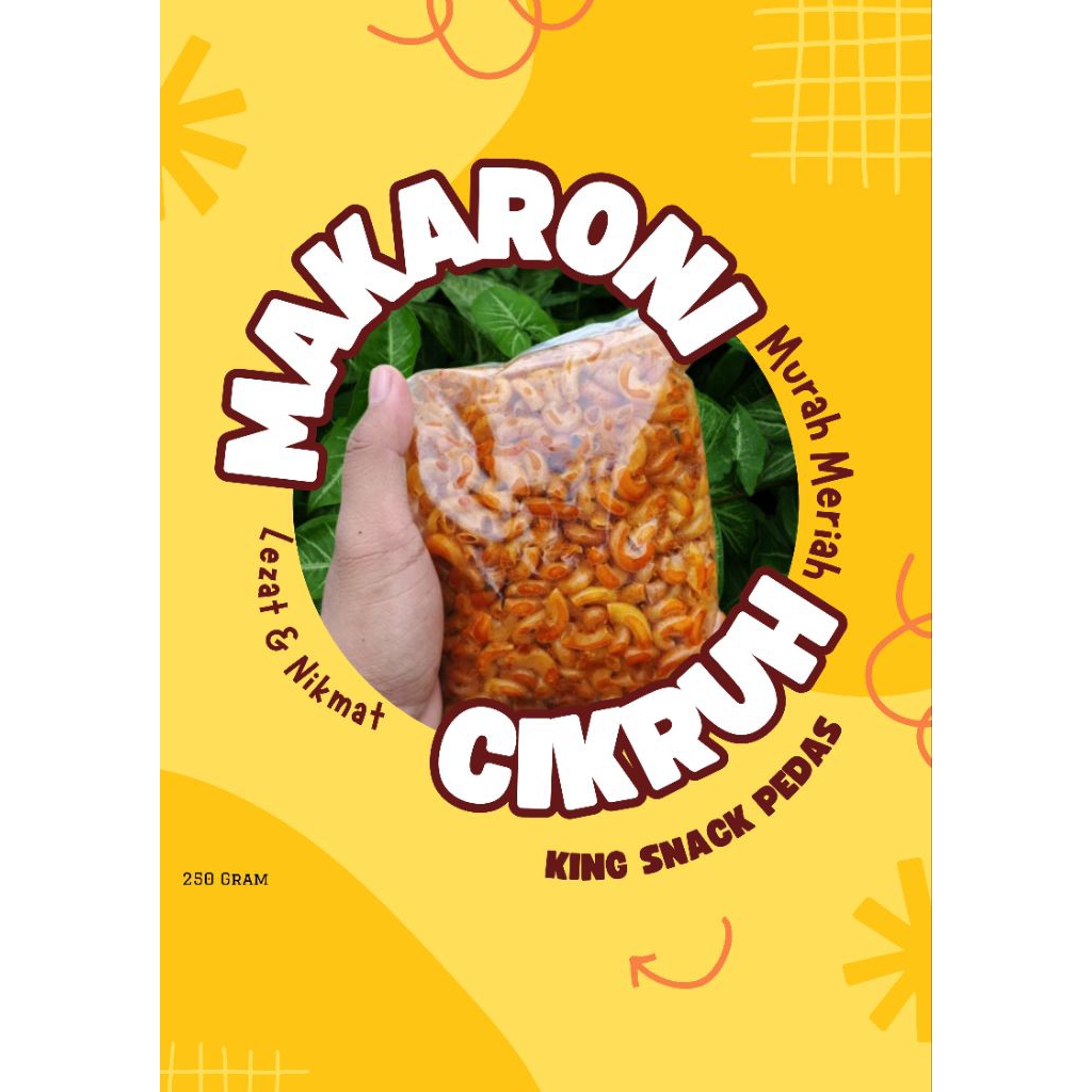 

MAKARONI CIKRUH DAUN JERUK PEDAS GURIH | 250gram.