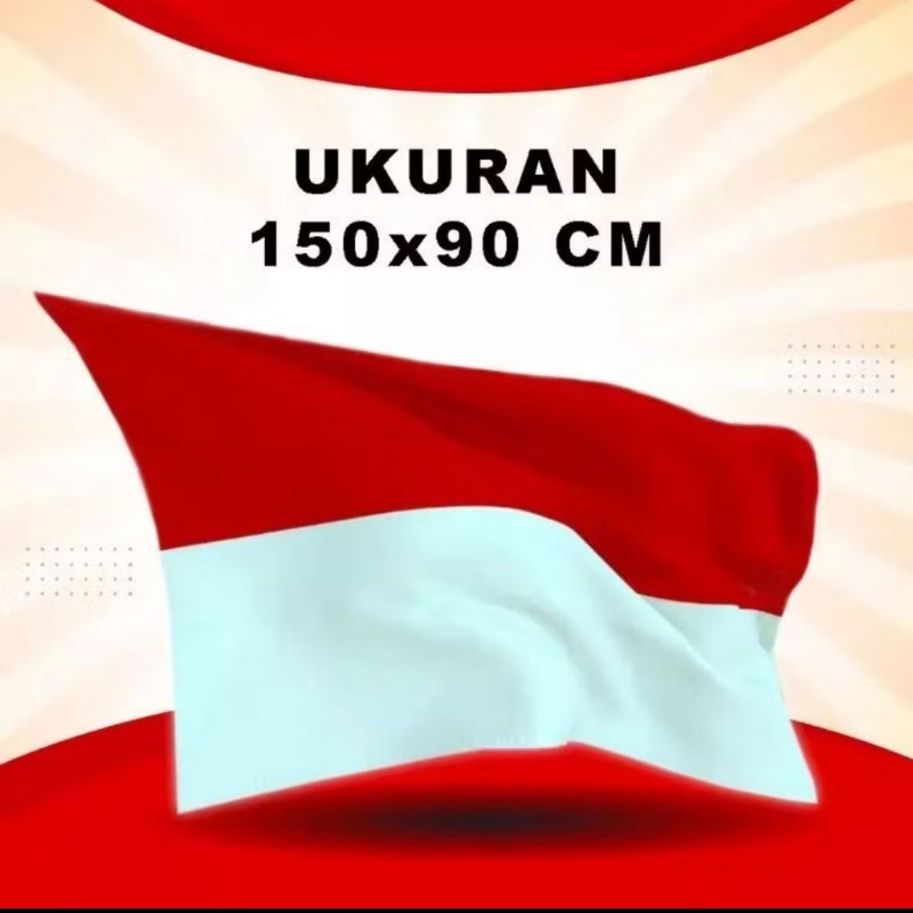 Bendera Merah Putih/Indonesia Ukuran 150x90 termurah