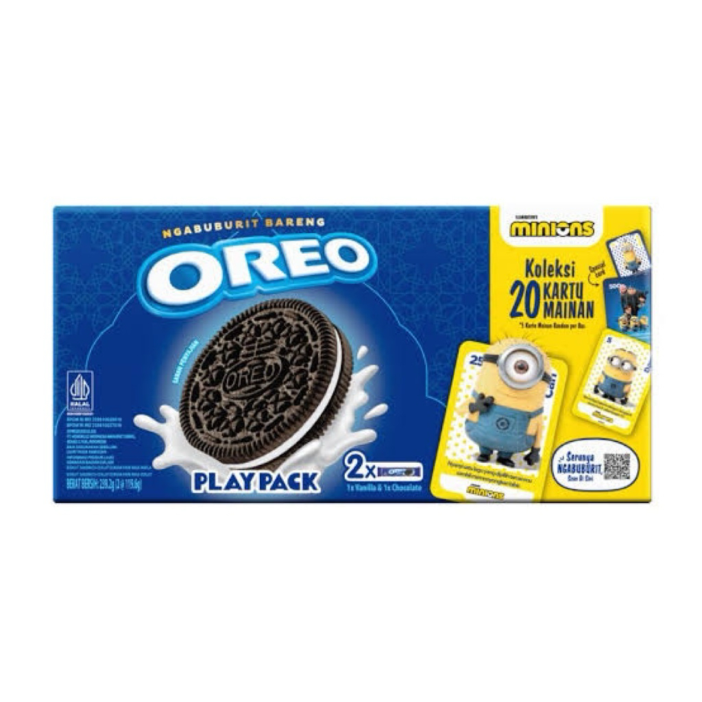 

Oreo playpack minion (oreo roll 119 gr x 2 pc)