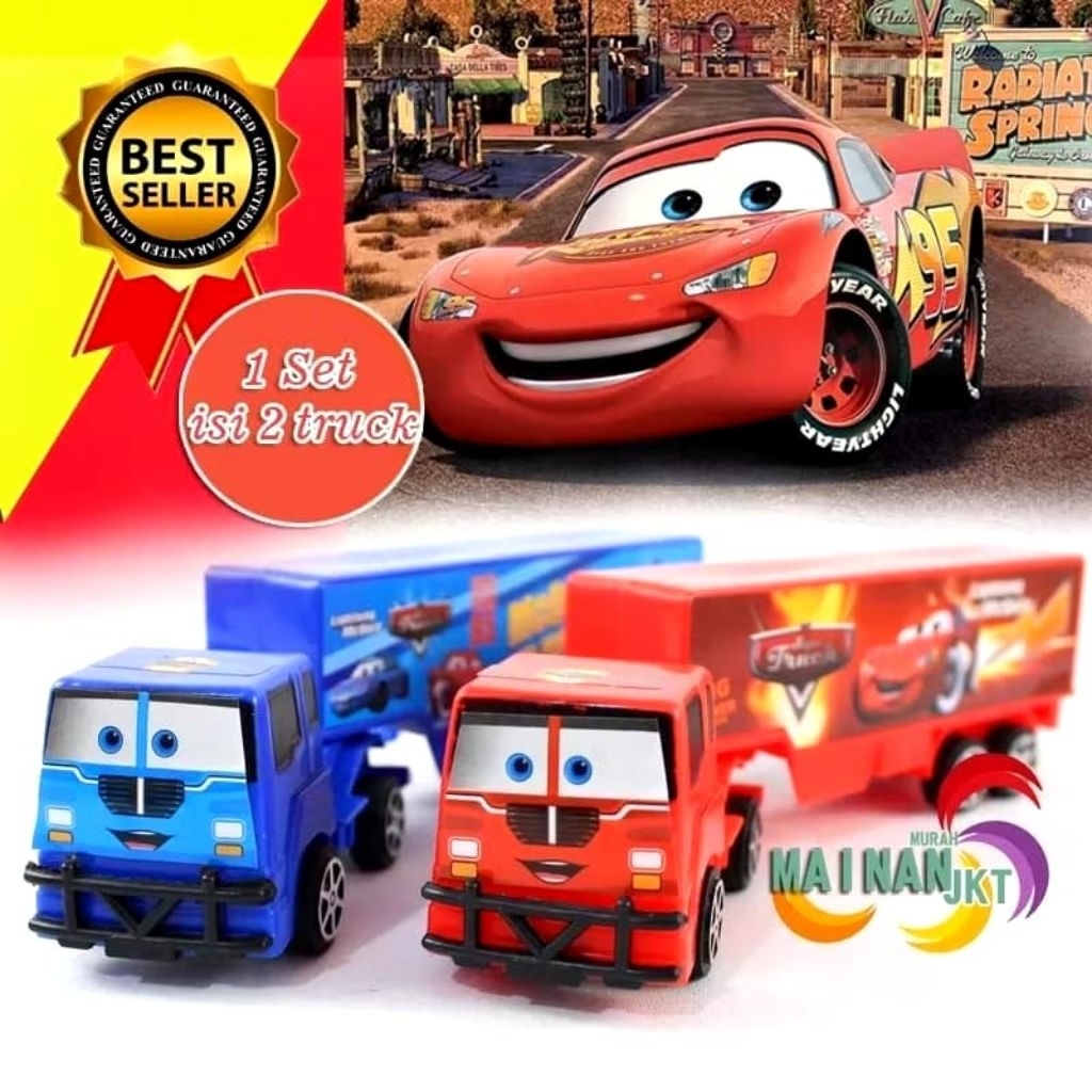 Mainan Mobil McQueen Box Panjang OCT 6394