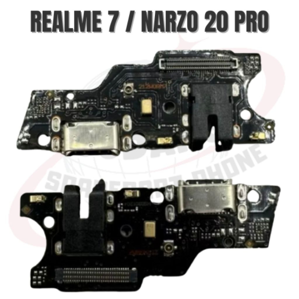 FLEXIBLE CHARGER CON CAS PAPAN CAS REALME 7 / NARZO 20 PRO ORIGINAL