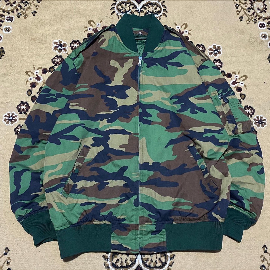 Vintage Casual Army Bomber Jacket